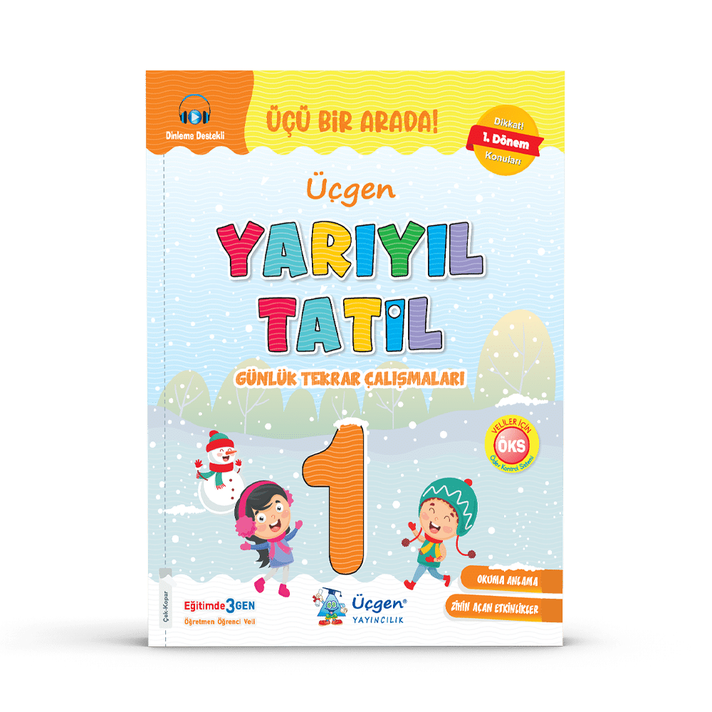 1. SINIF – Yarıyıl Tatil – Günlük Tekrar Çalışmaları