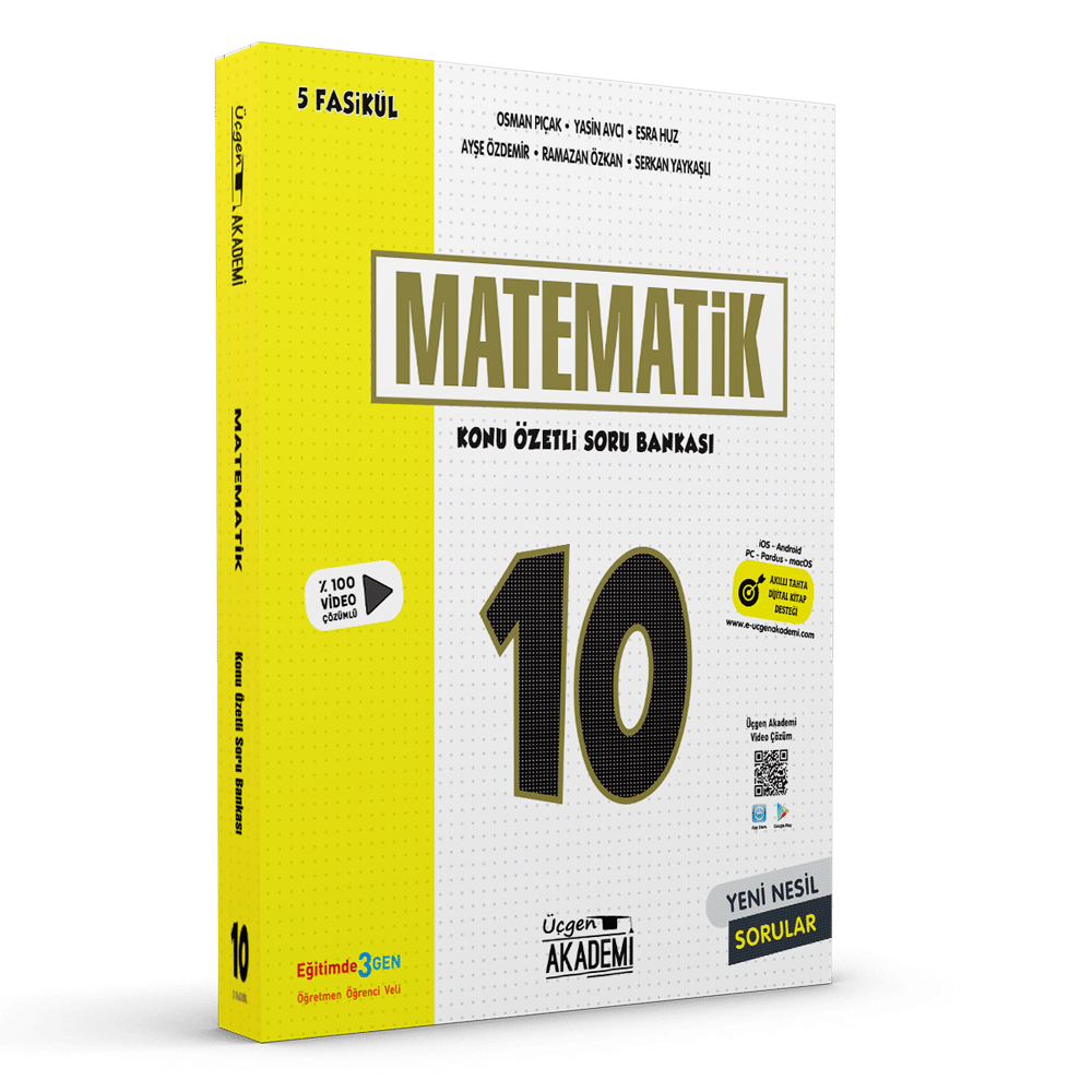 10. SINIF MATEMATİK – Konu Özetli Soru Bankası – 5 Fasikül