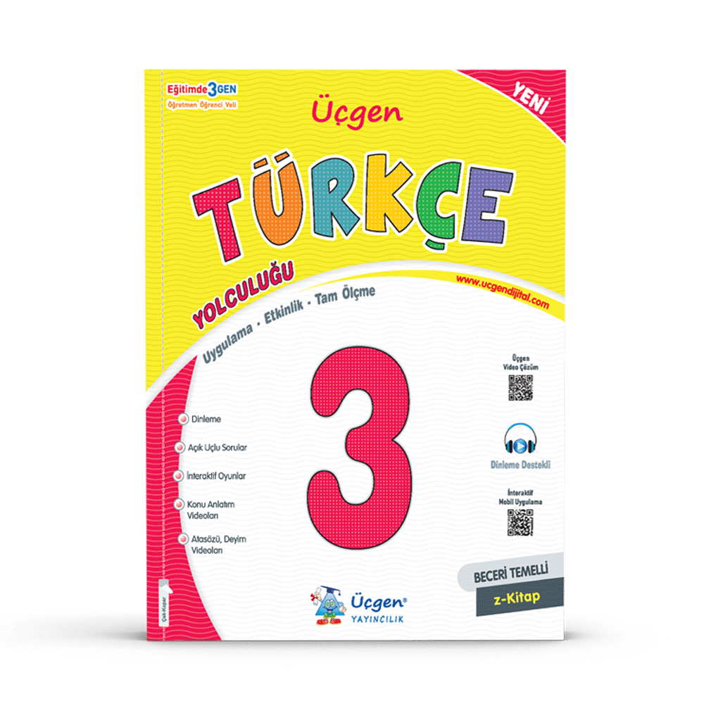 3.SINIF – BECERİ TEMELLİ İLKOKUL SETİ (Türkçe – Matematik – Fen – Hayat – Ölçme ve İzleme – Hafta Sonu)