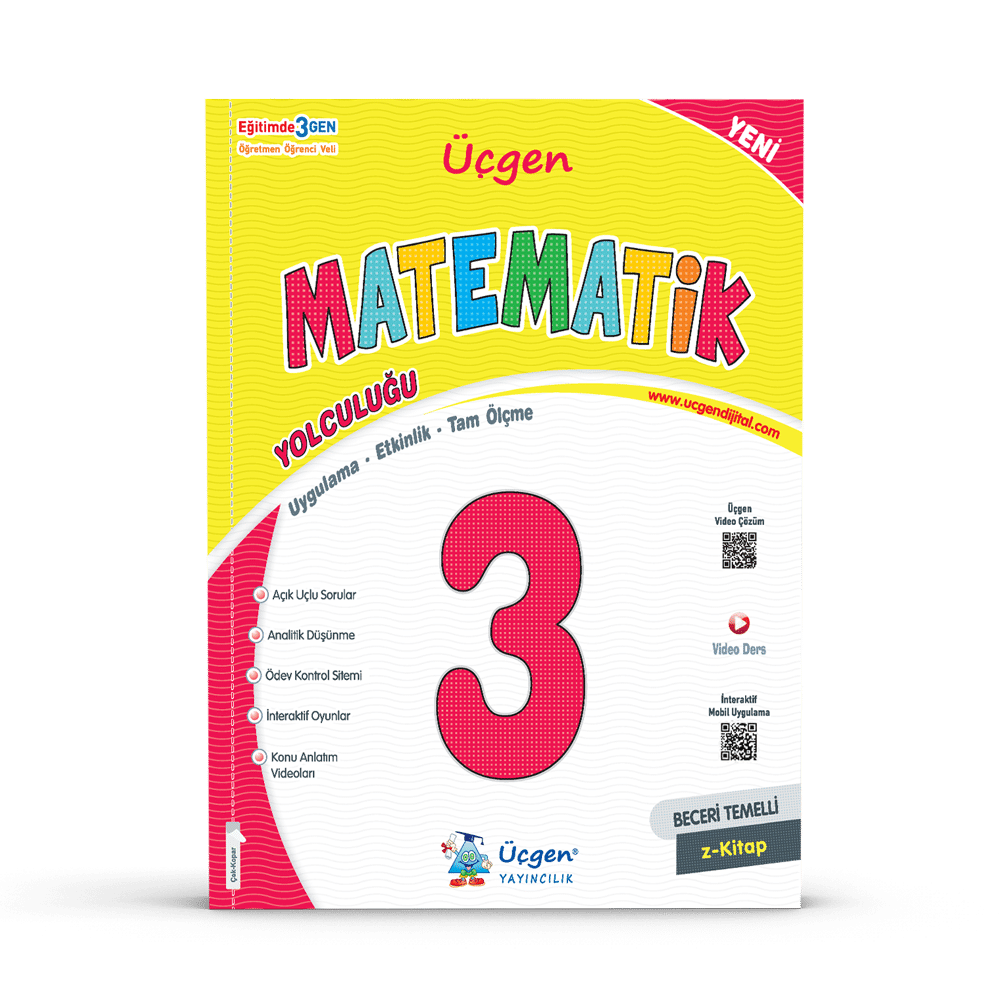 3.SINIF – BECERİ TEMELLİ İLKOKUL SETİ (Türkçe – Matematik – Fen – Hayat – Ölçme ve İzleme – Hafta Sonu)
